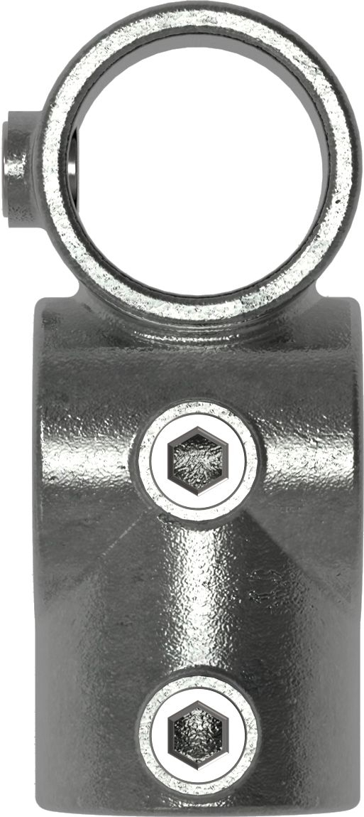 Rohrverbinder | Kreuz-T-Stück kombiniert | 165D48 | 48,3 mm | 1 1/2" | Temperguss u. Elektrogalvanisiert