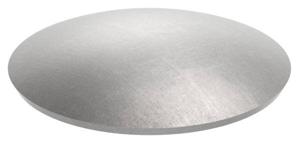 Klopperboden Rohrabschluss Ø 48,3x2,0 mm Stahl roh Höhe: 8 mm