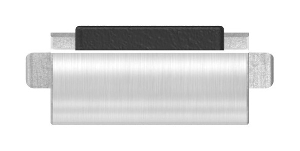 1 Sicherungsboden zu Glasklemme 45x45x26 mm AbZ V4A-10-3013.1ABZ