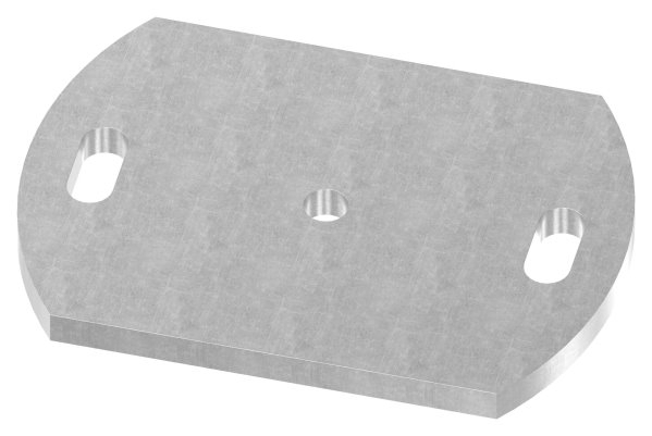 Ankerplatte 170x120x10 mm 3 Bohrungen -  Stahl roh-30-2894.8