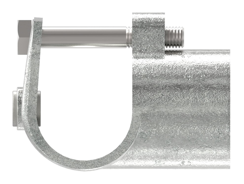 Rohrverbinder - T-Stueck offen - 135C42 - 42-4 mm - 1 1-4- - Feuerverzinkt u. Elektrogalvanisiert-135C42