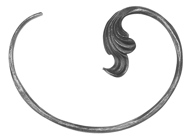 Laendliches Barock - Masse- 190x260 mm - Material- 10 mm - Stahl S235JR- roh-30-1875.8