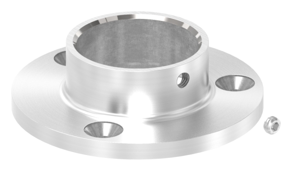 Bodenanker für Rohr 33,7mm, V2A
