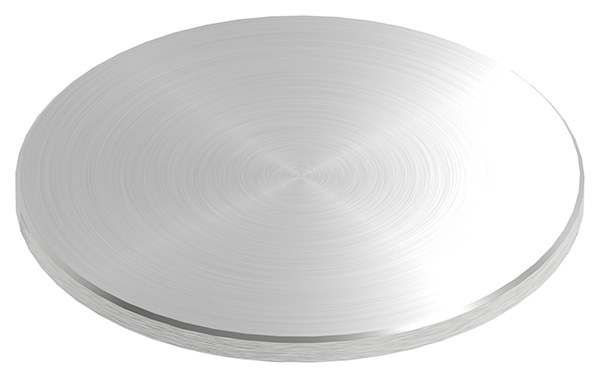 Ronde | Maße: Ø 120x6 mm | mit Rundschliff + Fase | V2A