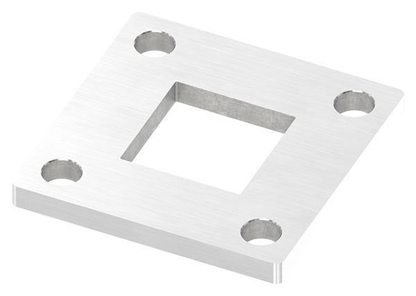 Ankerplatte- 68 x 68 x 6mm- mit Laengsschliff- V2A-88-1154206.240