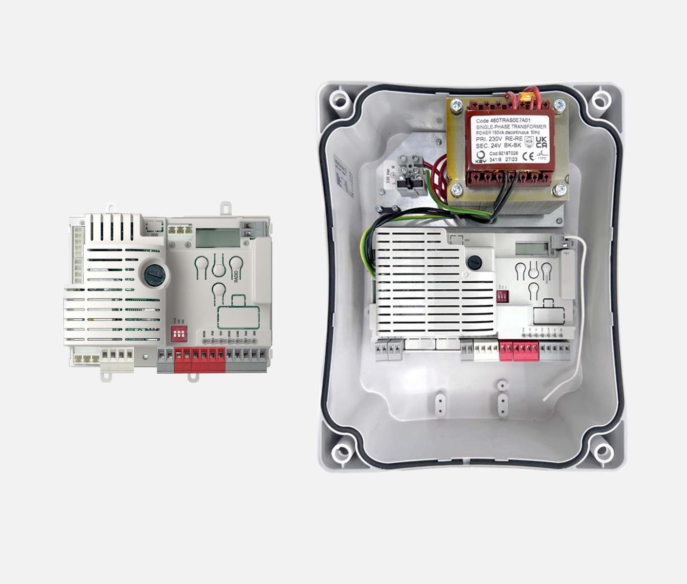 Torsteuerung fuer Schiebetore 24V DC mit Gehaeuse 280W-89-11CT20324N-A.4