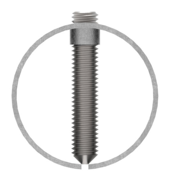 Verbindungshülse für Rundrohr Ø 48,3x2,6 mm V2A