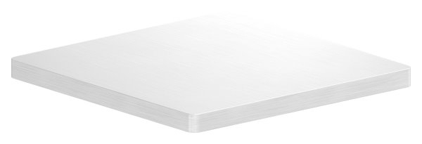 V2A Flachkappe für QR 60x60
