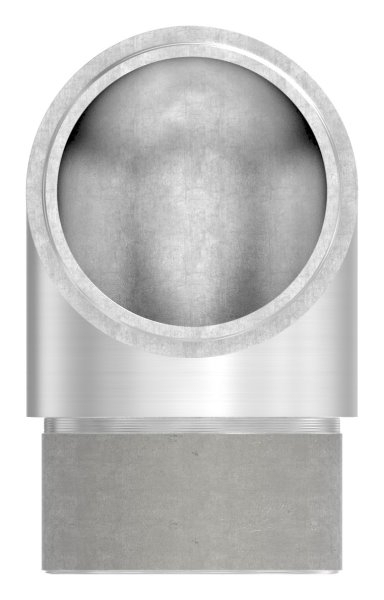 Eckbogen 90° eng, für Rundrohr Ø 42,4x2,0 mm V4A