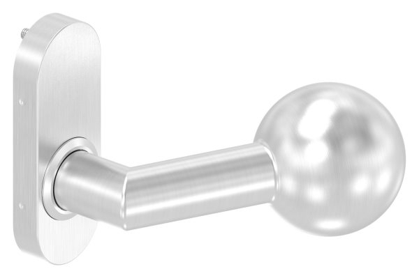 Tuerdruecker gekroepft mit Kugel Ø 50 mm feststehen V-11-3520.4