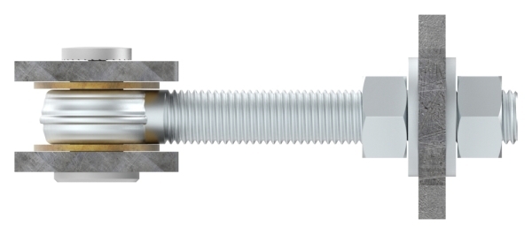 Torband M16, galvanisch verzinkt
