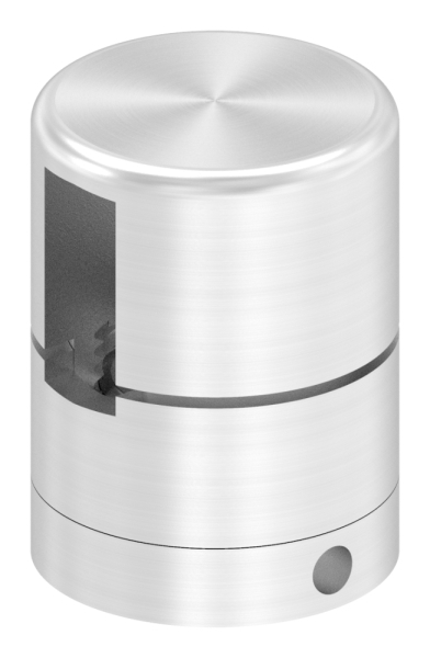 BRENK-fix® Grundhalter für Flachstäbe 20 x 8mm, ALU