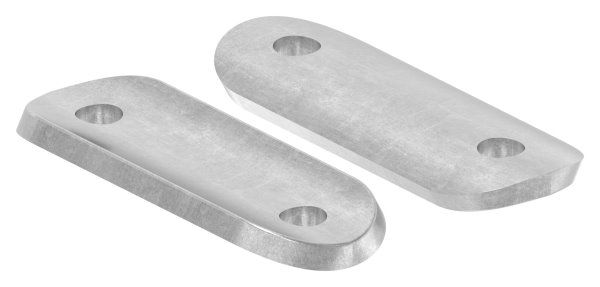 Handlaufanschlußplatte, Anschluss 42,4mm, S235JR