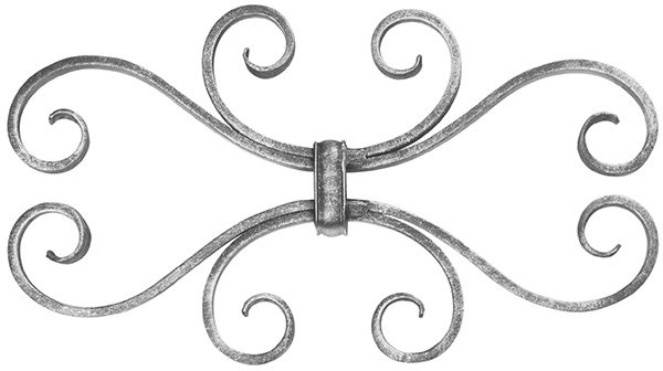 Steckelement - Masse- 170x310 mm - Material 12x5 mm - Stahl S235JR- roh-30-3724.8