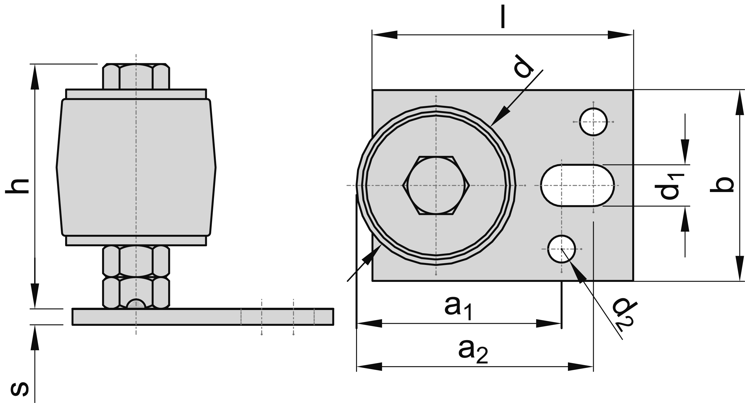 Aussenfuehrungsrolle Schiebetor MEA verzinkt Ø 50 mm 10336650-60-0021.10
