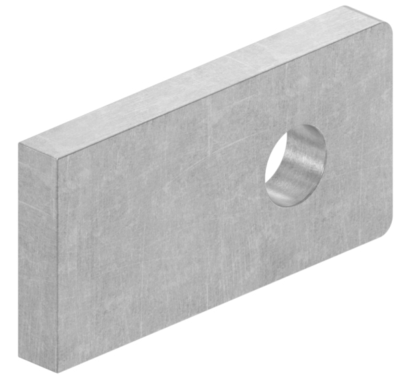 Anschweisslasche eckig 50x25x6mm-88-1154121-ST.25
