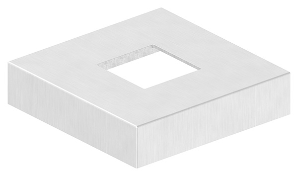 Abdeckrosette 109x109x25 mm fuer Vierkantrohr- 40x40 mm V4A-11-2532.1