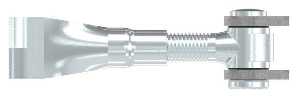 Torband M18 | verstellbar | zum einmauern | Stahl (roh) S235JR