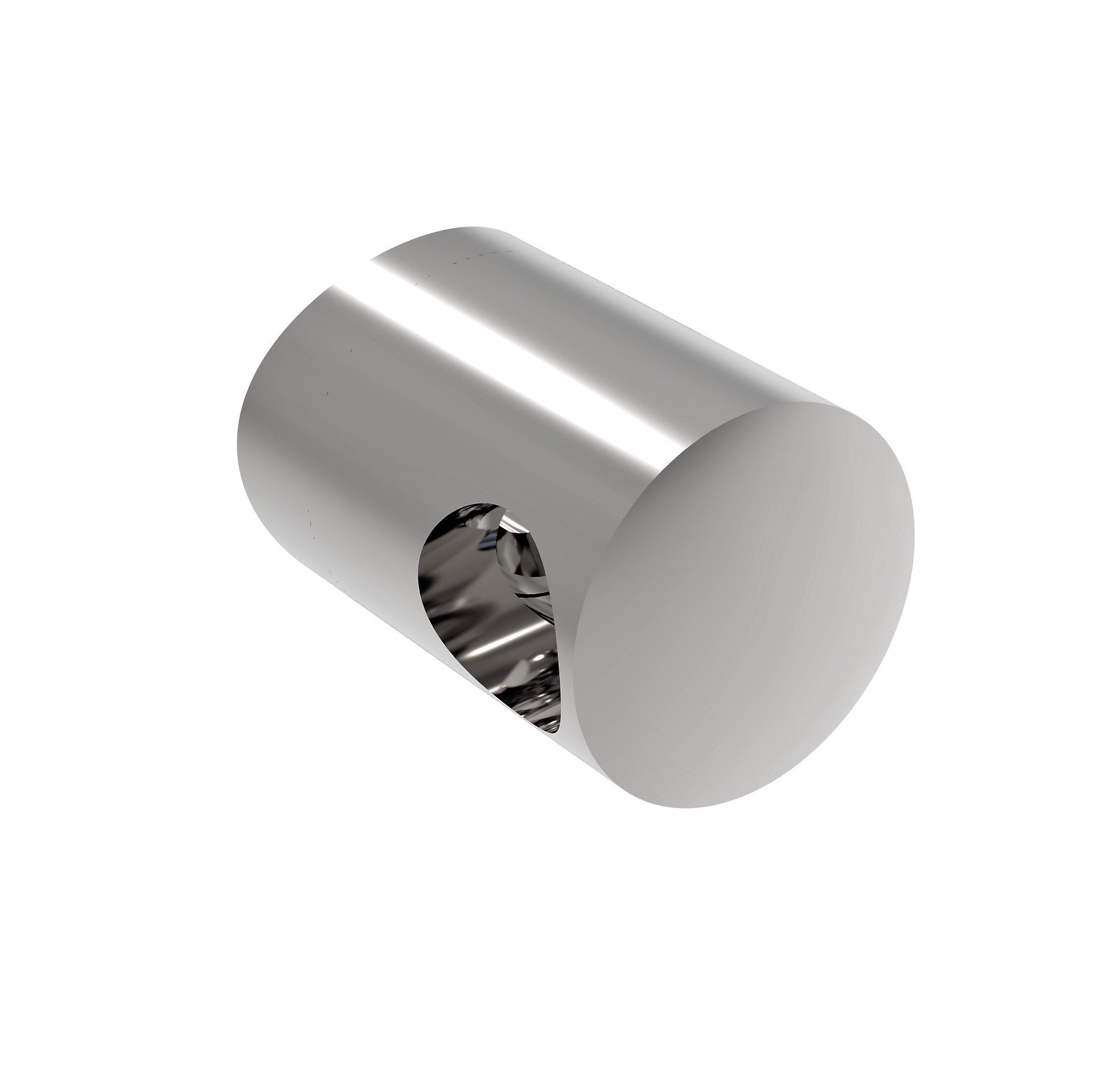 Querstabhalter Edelstahl AISI 316 Pfosten D42-4 mm Stab d12 mm Glanz-89-11A140830042L-A.4