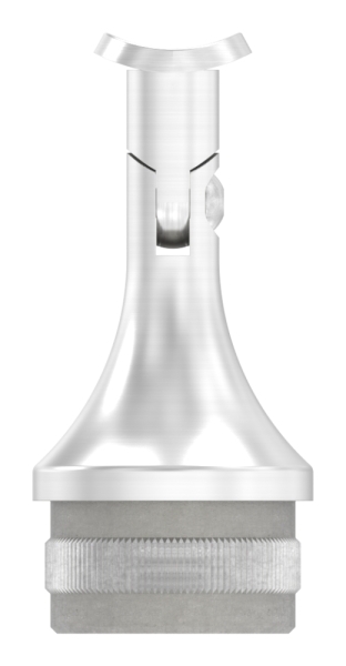 Stütze mit Gelenk und Halteplatte für Rundrohr Ø 42,4 mm V2A