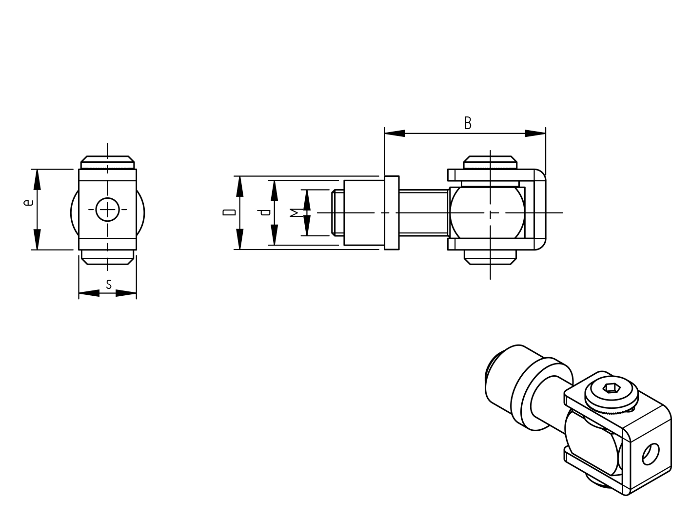 Einstellbares Torband V2A M12 verstellbar 35-60 mm-11-3580-A.4