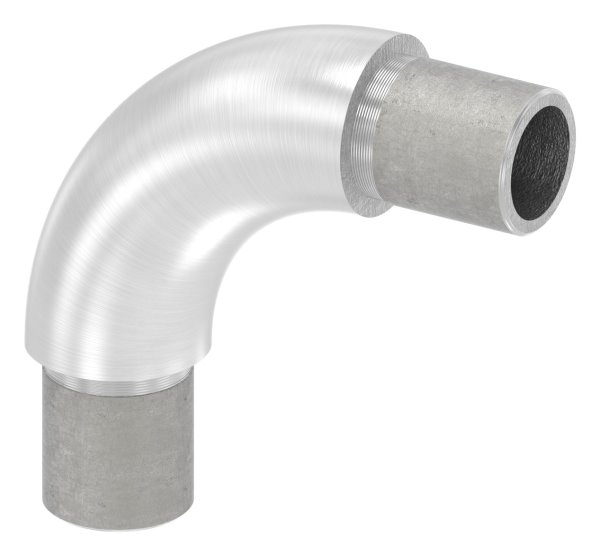 Rohrbogen 90° rund, für Rundrohr Ø 21,3x2,0 mm V2A