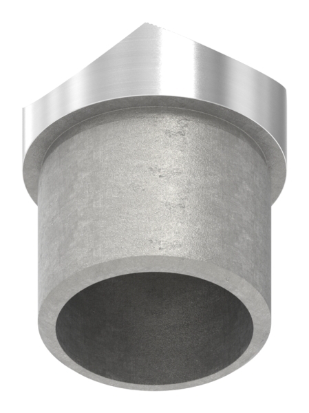 Rohrsattel zum Kleben für Rundrohr Ø 33,7x2,0 mm V2A