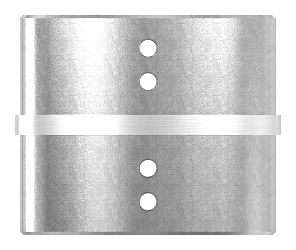 Verbinder | für Oval-Nutrohr: 80x40x1,5 mm | V2A