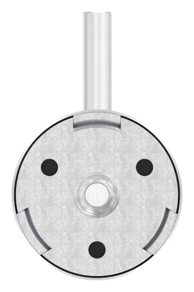 Handlaufhalter mit Ronde 70x2 mm zum Anschweißen V2A