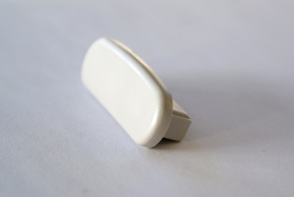 Endkappe für Kunststoffhandlauf für 40 x 8mm, telegrau