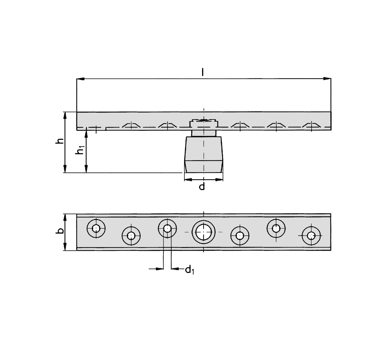 Bodenfuehrungsrolle Schiebetor MEA verzinkt Ø 19 mm 10336291-60-0013.10