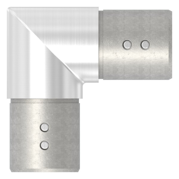 Verlaufsecke 90° - horizontal - fuer Nutrohr Ø 42-4 mm - V2A-12-2318.4