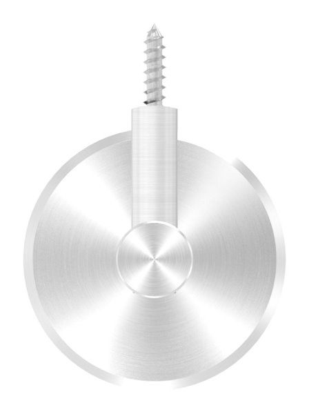 Handlaufhalter V2A Ronde Ø 70 mm Wandabstand 80 mm zum Anschrauben mit Holzschraube-88-1150198.240