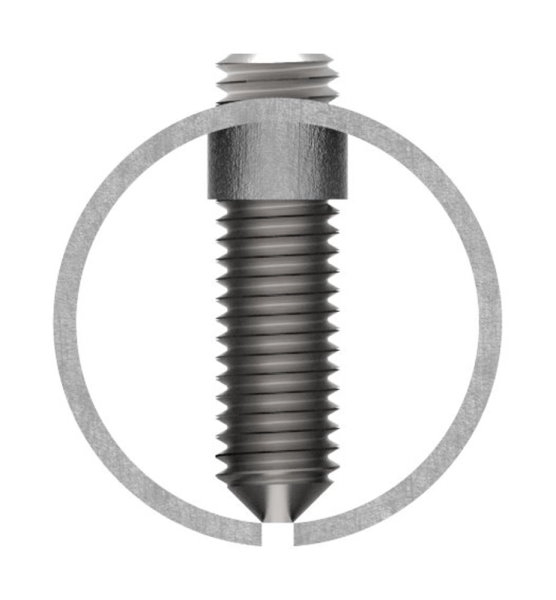Verbindungshuelse V2A fuer Rohr Ø 33-7 x 2-5 mm L 65 mm mit Klemmschrauben-11-3381.4