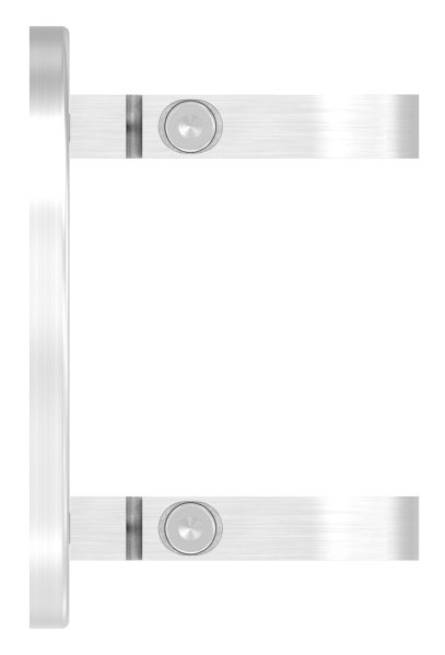 Wandbesfestigung Ø 150 mm fuer Gelaenderpfosten Ø 48-3 mm - V2A-11-3067.4