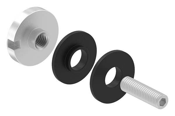Oberteil Ø 30mm zu BRENK-fix®-Halter, ALU