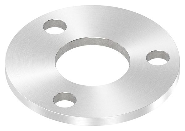 Ankerplatte Ø 100 x 6mm- mit Rundschliff- V2A-88-1154106-240-R.13