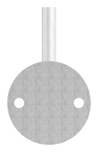 Handlaufhalter V2A Ronde Ø70x4mm- Buegel Ø12mm- Wandabstand 80mm- Innengewinde M6- verschweisst-88-1150303-240.V