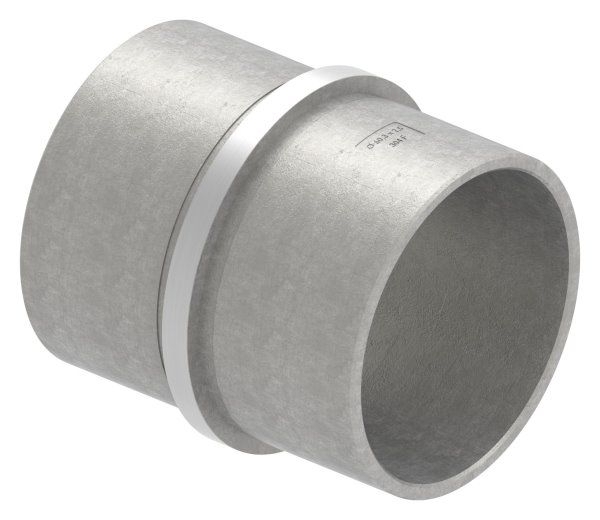 Rohrverbinder V4A Ø 33-7 x 2-0 mm mit Mittelsteg-88-1150033.V4A