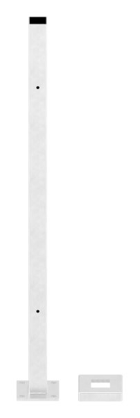 Edelstahlpfosten V2A 40 x 40 x 2-0 mm H- 880 mm zur Bodenmontage-88-1140561.240