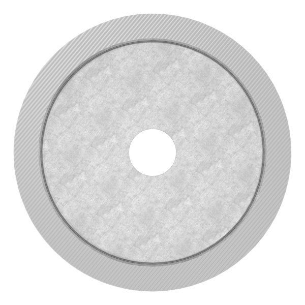 Glas-Punkthalter Ø 62 mm Unterteil | Höhe 50 mm | V2A