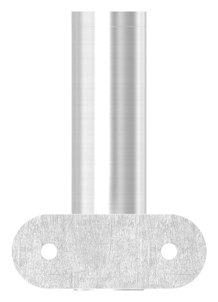 Handlaufhalter V2A Wandabstand 80 mm Gelenk flach fuer Rohr-11-2057.4