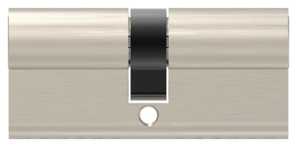Zylinder Edelstahloptik 70 mm mit 3 Schlüssel