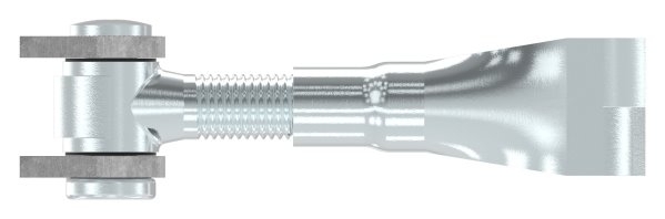 Torband M18 | verstellbar | zum einmauern | Stahl (roh) S235JR