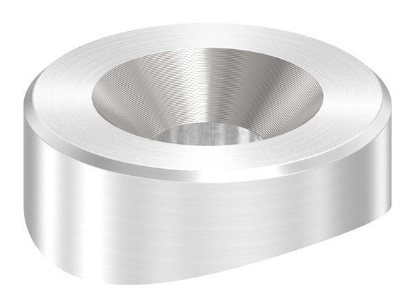 Ausgleichsstueck Ø 20 mm fuer Rundroh Ø 42-4 mm mit Senkbohrung M6 V2A-10-5365.4