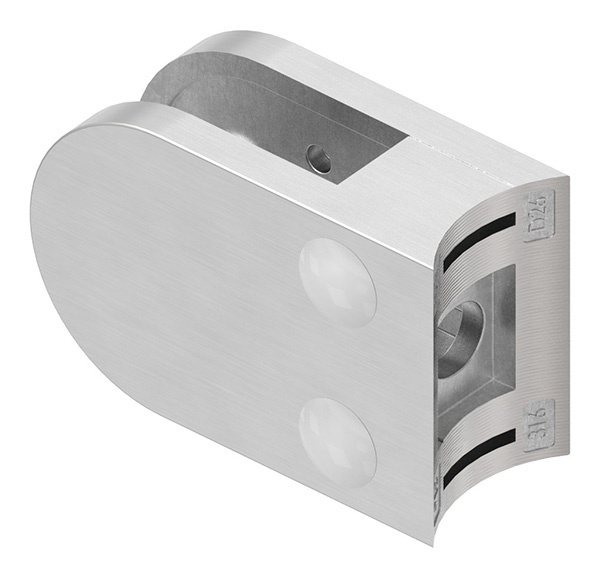 Glasklemme - Masse- 40x28x17-4 mm - Anschluss Ø 26-9 mm - V4A-10-2026.1