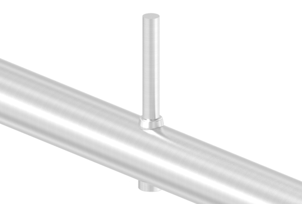 Ausgleichsstück Ø 18mm für Rundrohr 48,3mm mit Senkbohrung 6,5 mm, V2A