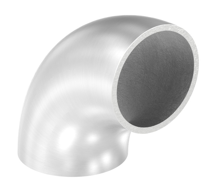 Bogen 90° | zum Schweißen | für Rundrohr: Ø 33,7 mm | V2A