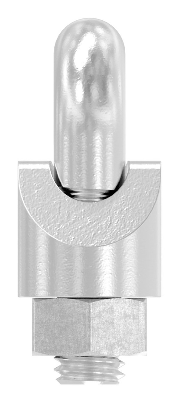 Drahtseilklemme | für Seil Ø: 5 mm | Gewinde: M5 | V4A