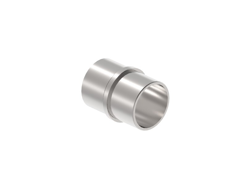 Verbinder Muffe für Rundrohr | Maße: Ø 48,3x2,0 mm | V2A